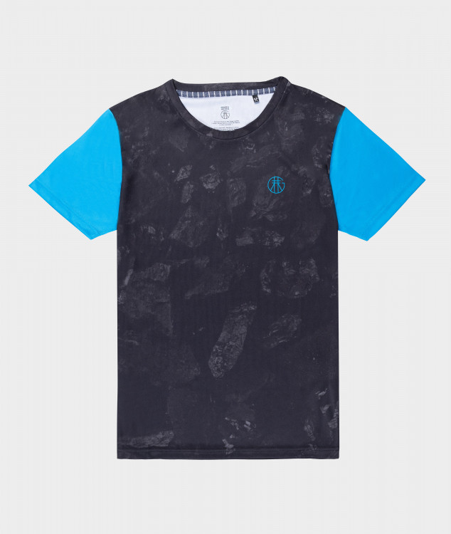 Sport Shirt Kohle - Blau