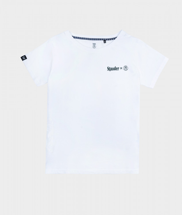 T-Shirt Stauder Frauen Weiß